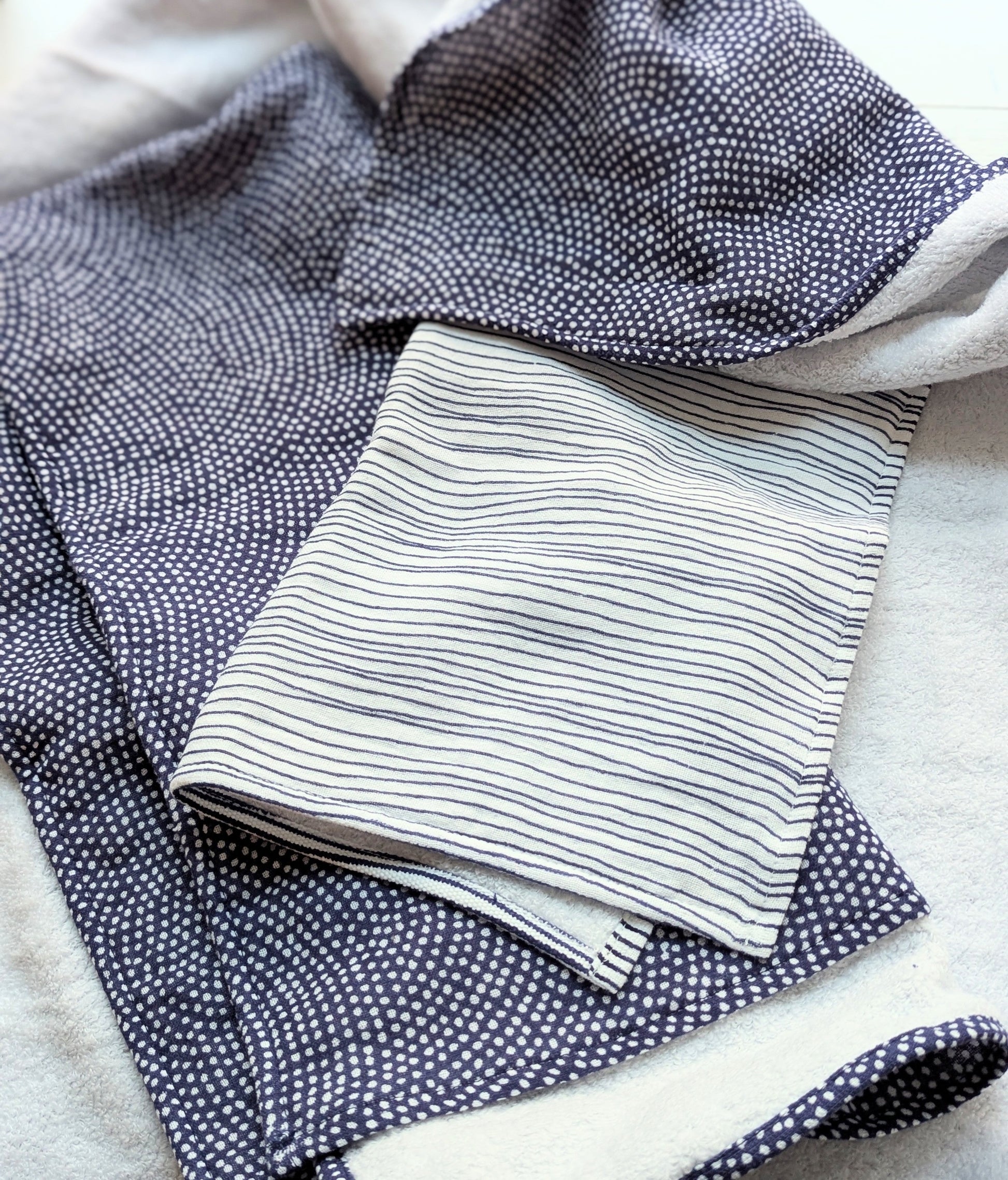 Japanese Fine Pattern Towel - Multiple Sizes - Stipes